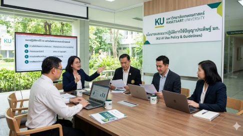 ประกาศ มก. นโยบายและแนวปฏิบัติการใช้ปัญญาประดิษฐ์ มก. (KU AI Policy)